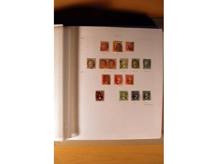 1850/1930, anfangs gestempelte, später auch ungebrauchte Sammlung mit vielen besseren Werten, oftmals mehrfach mit Farbnuance