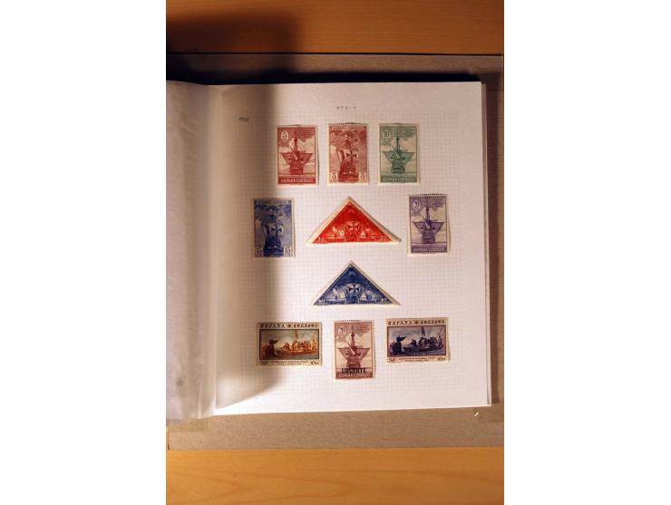 1850/1930, anfangs gestempelte, später auch ungebrauchte Sammlung mit vielen besseren Werten, oftmals mehrfach mit Farbnuance