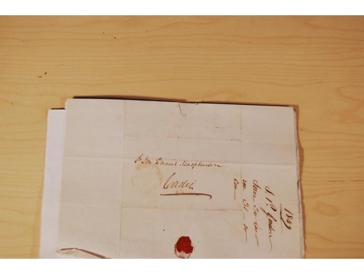 1830/50 (ca.), rd. 300 aktenfrische Vorphilabriefe mit Inhalt, alle mit roten oder schwarzen L2 bzw. DKr. mit diversen Taxste