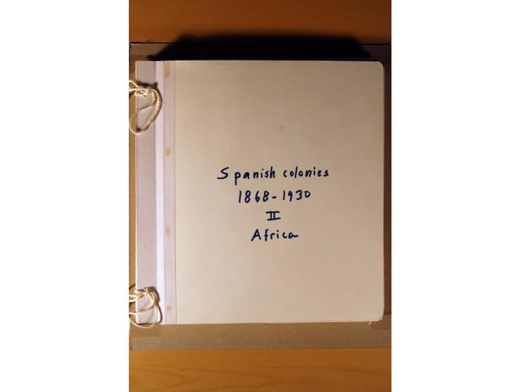 SPANISCHE KOLONIEN IN AFRIKA: 1868/1930, ungebrauchte und gestempelte Sammlung mit vielen besseren Werten, dabei Fernando Poo