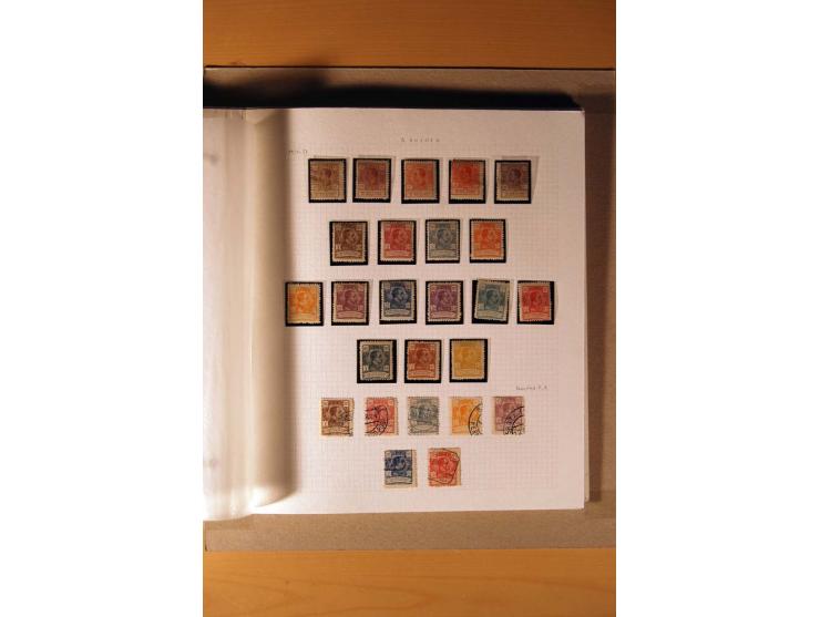 SPANISCHE KOLONIEN IN AFRIKA: 1868/1930, ungebrauchte und gestempelte Sammlung mit vielen besseren Werten, dabei Fernando Poo