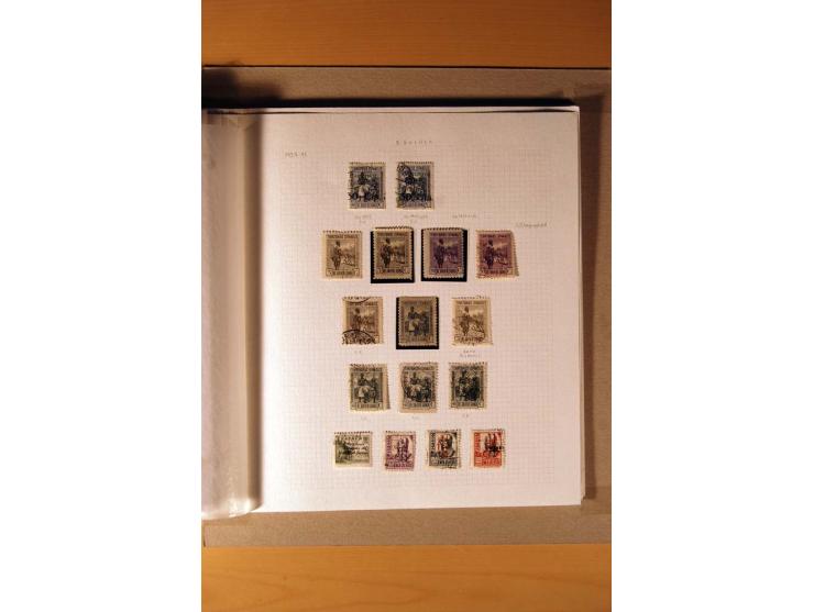 SPANISCHE KOLONIEN IN AFRIKA: 1868/1930, ungebrauchte und gestempelte Sammlung mit vielen besseren Werten, dabei Fernando Poo