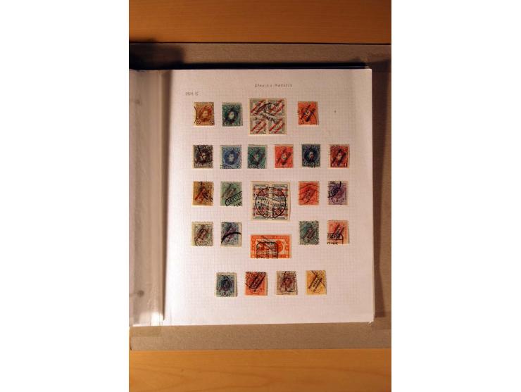 SPANISCHE KOLONIEN IN AFRIKA: 1868/1930, ungebrauchte und gestempelte Sammlung mit vielen besseren Werten, dabei Fernando Poo