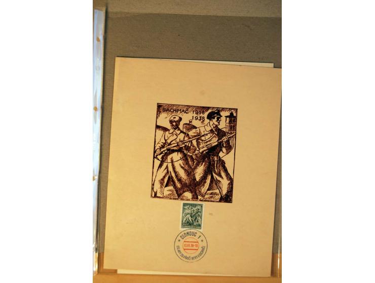 1850/1938 (ca.), Sammlung ungebraucht, postfrisch und gestempelt mit vielen Briefen, Karten und Ganzsachen ab KuK-Zeit, dabei