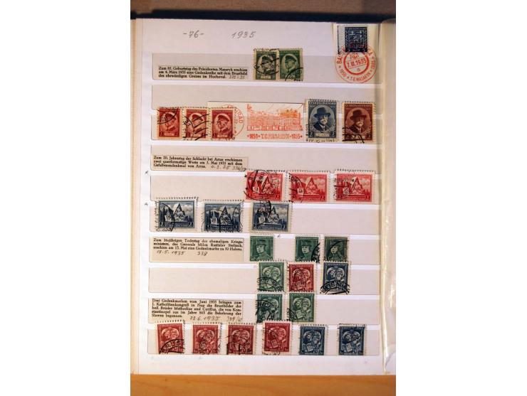 1850/1938 (ca.), Sammlung ungebraucht, postfrisch und gestempelt mit vielen Briefen, Karten und Ganzsachen ab KuK-Zeit, dabei