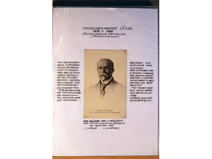 1850/1938 (ca.), Sammlung ungebraucht, postfrisch und gestempelt mit vielen Briefen, Karten und Ganzsachen ab KuK-Zeit, dabei