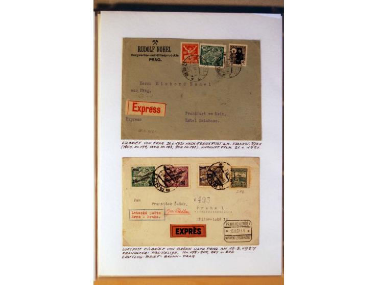 1850/1938 (ca.), Sammlung ungebraucht, postfrisch und gestempelt mit vielen Briefen, Karten und Ganzsachen ab KuK-Zeit, dabei