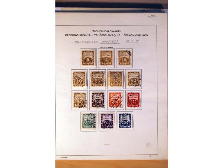 1850/1938 (ca.), Sammlung ungebraucht, postfrisch und gestempelt mit vielen Briefen, Karten und Ganzsachen ab KuK-Zeit, dabei