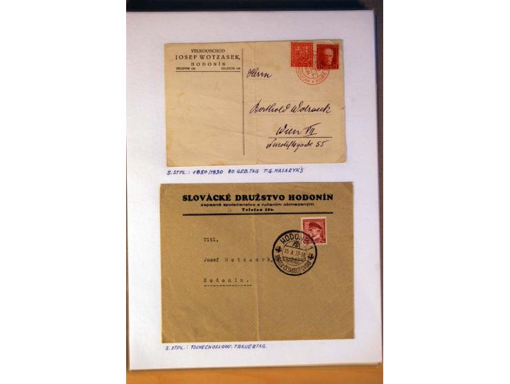 1850/1938 (ca.), Sammlung ungebraucht, postfrisch und gestempelt mit vielen Briefen, Karten und Ganzsachen ab KuK-Zeit, dabei