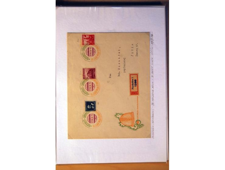 1850/1938 (ca.), Sammlung ungebraucht, postfrisch und gestempelt mit vielen Briefen, Karten und Ganzsachen ab KuK-Zeit, dabei