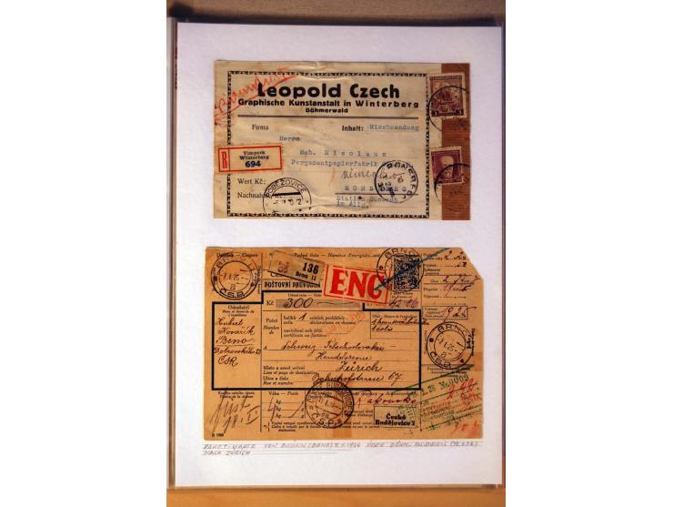1850/1938 (ca.), Sammlung ungebraucht, postfrisch und gestempelt mit vielen Briefen, Karten und Ganzsachen ab KuK-Zeit, dabei