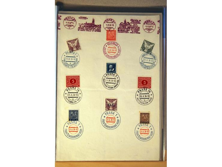 1850/1938 (ca.), Sammlung ungebraucht, postfrisch und gestempelt mit vielen Briefen, Karten und Ganzsachen ab KuK-Zeit, dabei