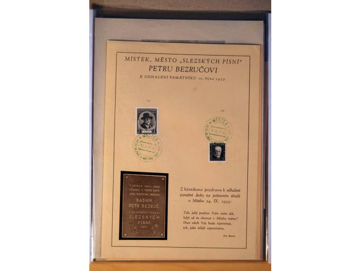 1850/1938 (ca.), Sammlung ungebraucht, postfrisch und gestempelt mit vielen Briefen, Karten und Ganzsachen ab KuK-Zeit, dabei