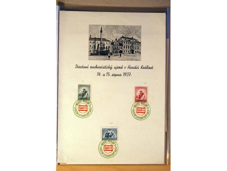 1850/1938 (ca.), Sammlung ungebraucht, postfrisch und gestempelt mit vielen Briefen, Karten und Ganzsachen ab KuK-Zeit, dabei