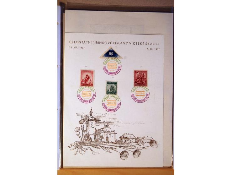 1850/1938 (ca.), Sammlung ungebraucht, postfrisch und gestempelt mit vielen Briefen, Karten und Ganzsachen ab KuK-Zeit, dabei