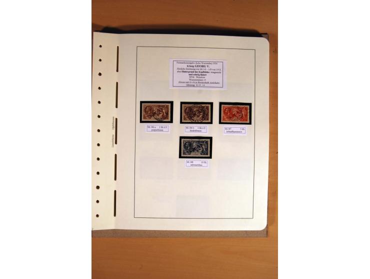 1924/2008, anfangs gestempelte und etwas ungebrauchte, ab 1952 postfrische und stark spezialisierte Sammlung, dabei Naphthada