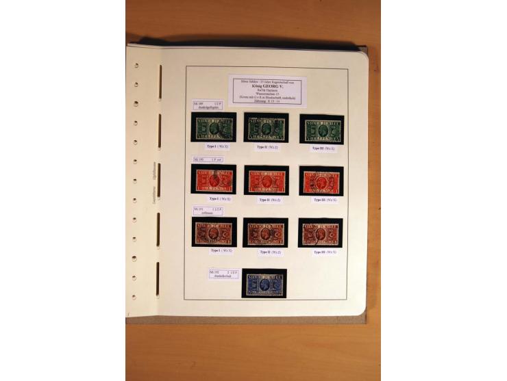 1924/2008, anfangs gestempelte und etwas ungebrauchte, ab 1952 postfrische und stark spezialisierte Sammlung, dabei Naphthada