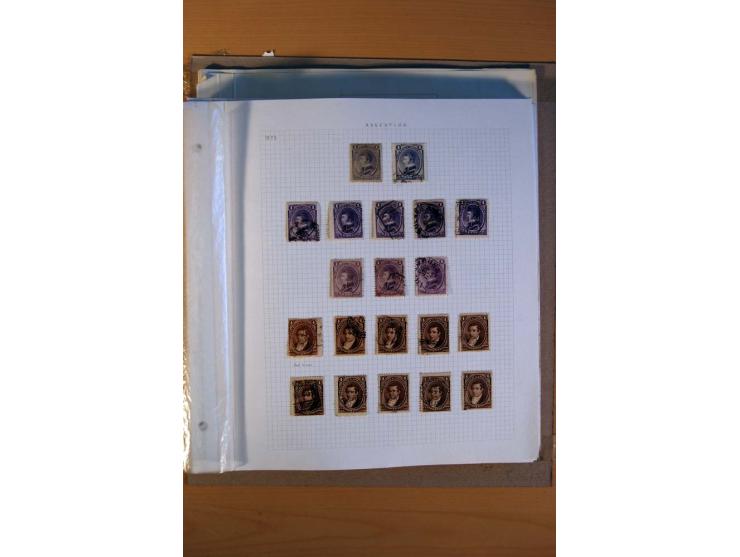 1858/1929, ungebrauchte und gestempelte Sammlung mit vielen besseren Werten, dabei Mi.-Nr. 1 auf Brief nach Rosario, 3 auf Br