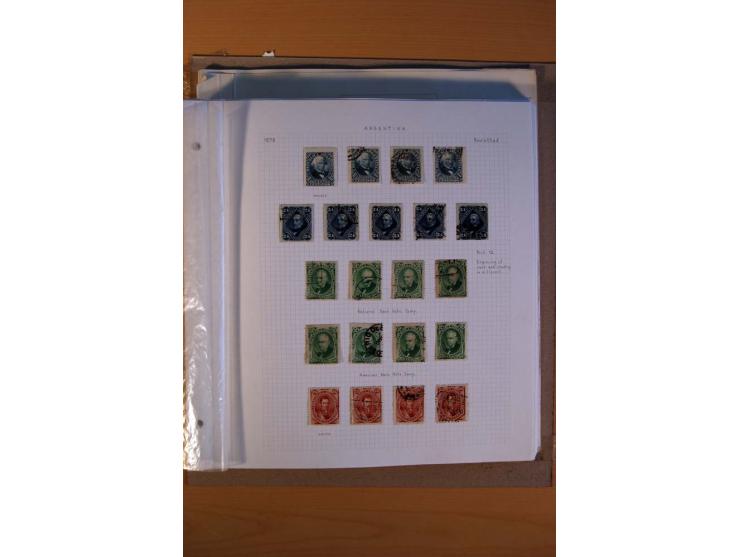 1858/1929, ungebrauchte und gestempelte Sammlung mit vielen besseren Werten, dabei Mi.-Nr. 1 auf Brief nach Rosario, 3 auf Br