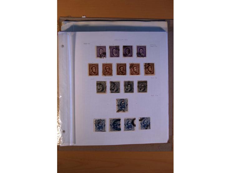 1858/1929, ungebrauchte und gestempelte Sammlung mit vielen besseren Werten, dabei Mi.-Nr. 1 auf Brief nach Rosario, 3 auf Br