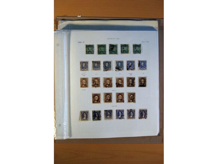 1858/1929, ungebrauchte und gestempelte Sammlung mit vielen besseren Werten, dabei Mi.-Nr. 1 auf Brief nach Rosario, 3 auf Br