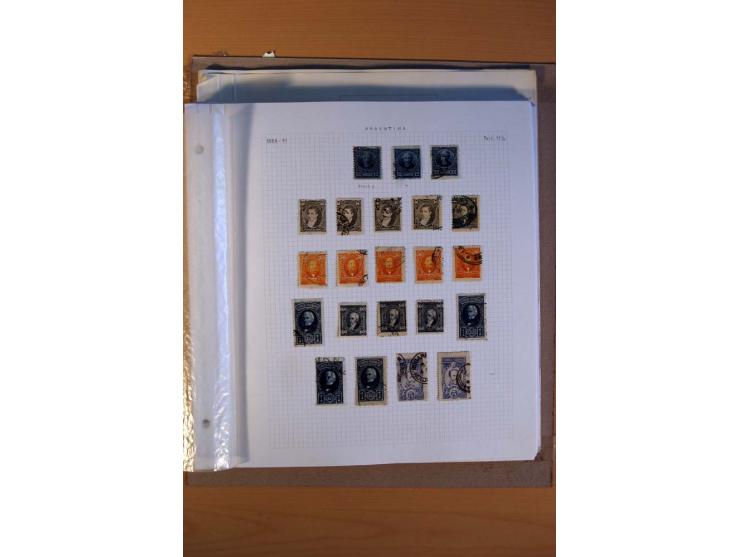 1858/1929, ungebrauchte und gestempelte Sammlung mit vielen besseren Werten, dabei Mi.-Nr. 1 auf Brief nach Rosario, 3 auf Br