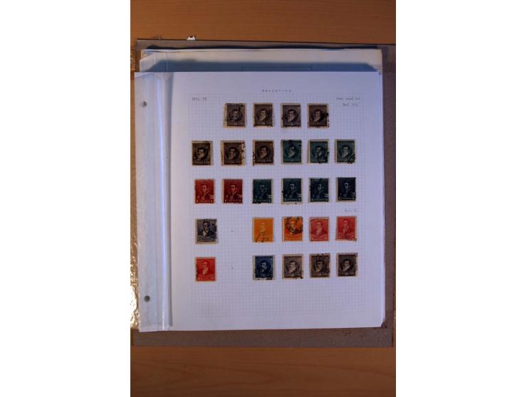 1858/1929, ungebrauchte und gestempelte Sammlung mit vielen besseren Werten, dabei Mi.-Nr. 1 auf Brief nach Rosario, 3 auf Br
