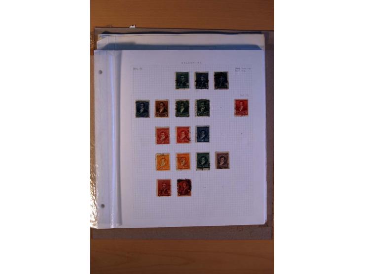 1858/1929, ungebrauchte und gestempelte Sammlung mit vielen besseren Werten, dabei Mi.-Nr. 1 auf Brief nach Rosario, 3 auf Br
