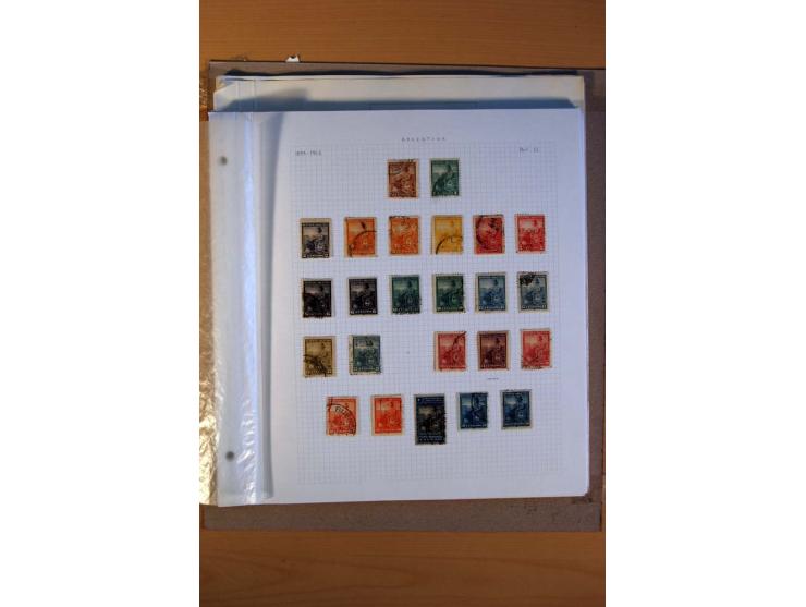 1858/1929, ungebrauchte und gestempelte Sammlung mit vielen besseren Werten, dabei Mi.-Nr. 1 auf Brief nach Rosario, 3 auf Br