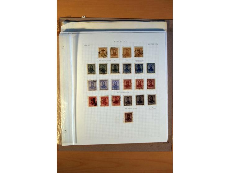1858/1929, ungebrauchte und gestempelte Sammlung mit vielen besseren Werten, dabei Mi.-Nr. 1 auf Brief nach Rosario, 3 auf Br