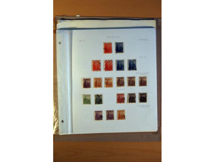 1858/1929, ungebrauchte und gestempelte Sammlung mit vielen besseren Werten, dabei Mi.-Nr. 1 auf Brief nach Rosario, 3 auf Br