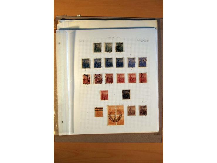 1858/1929, ungebrauchte und gestempelte Sammlung mit vielen besseren Werten, dabei Mi.-Nr. 1 auf Brief nach Rosario, 3 auf Br