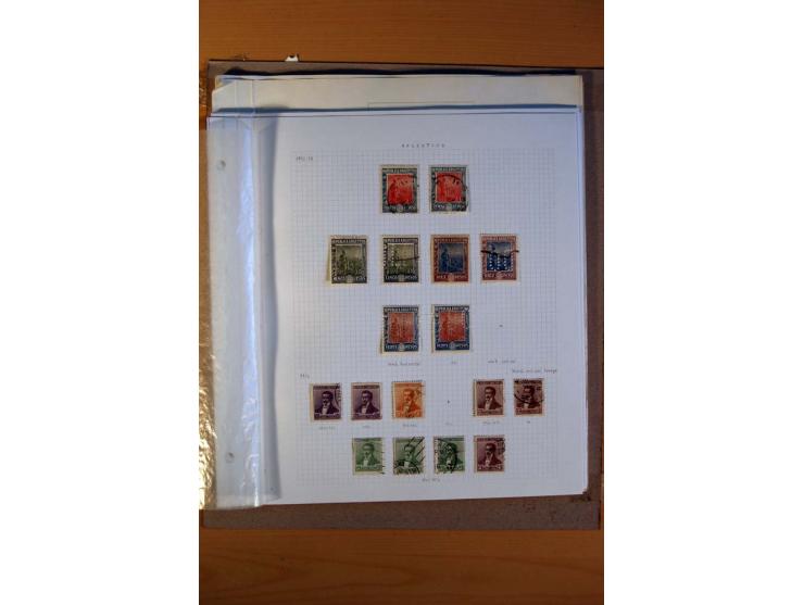 1858/1929, ungebrauchte und gestempelte Sammlung mit vielen besseren Werten, dabei Mi.-Nr. 1 auf Brief nach Rosario, 3 auf Br