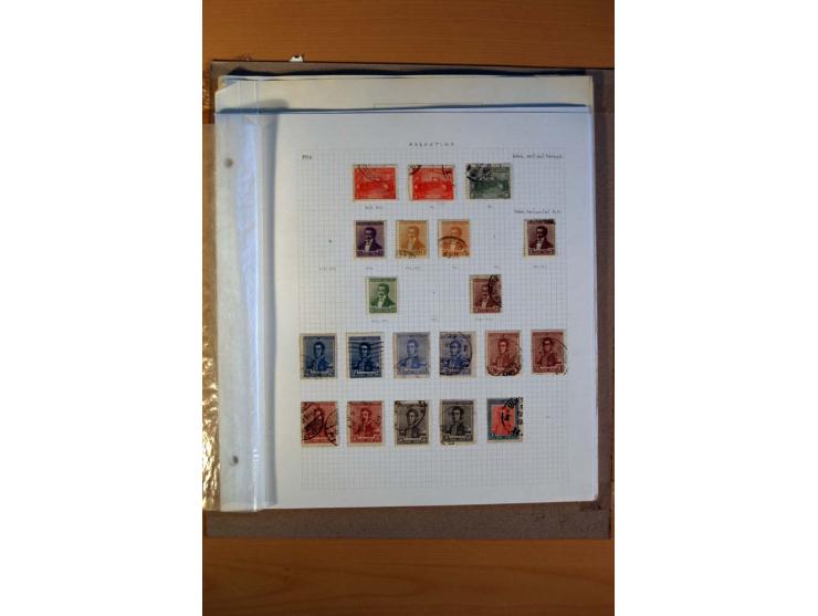 1858/1929, ungebrauchte und gestempelte Sammlung mit vielen besseren Werten, dabei Mi.-Nr. 1 auf Brief nach Rosario, 3 auf Br