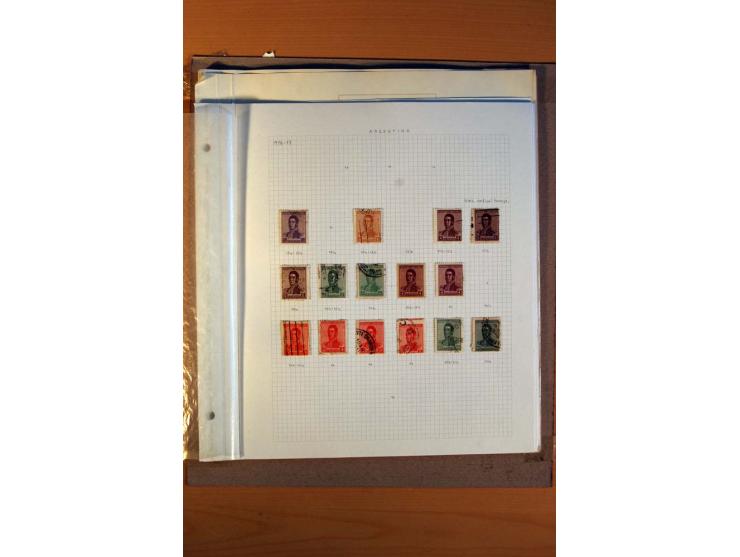 1858/1929, ungebrauchte und gestempelte Sammlung mit vielen besseren Werten, dabei Mi.-Nr. 1 auf Brief nach Rosario, 3 auf Br