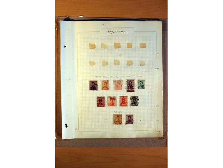 1858/1929, ungebrauchte und gestempelte Sammlung mit vielen besseren Werten, dabei Mi.-Nr. 1 auf Brief nach Rosario, 3 auf Br