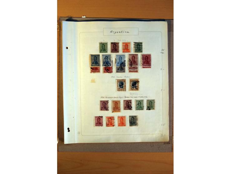 1858/1929, ungebrauchte und gestempelte Sammlung mit vielen besseren Werten, dabei Mi.-Nr. 1 auf Brief nach Rosario, 3 auf Br