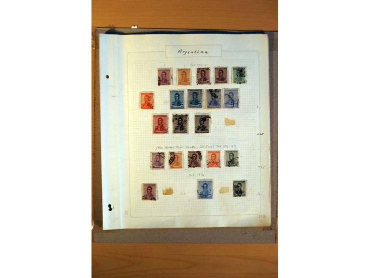 1858/1929, ungebrauchte und gestempelte Sammlung mit vielen besseren Werten, dabei Mi.-Nr. 1 auf Brief nach Rosario, 3 auf Br