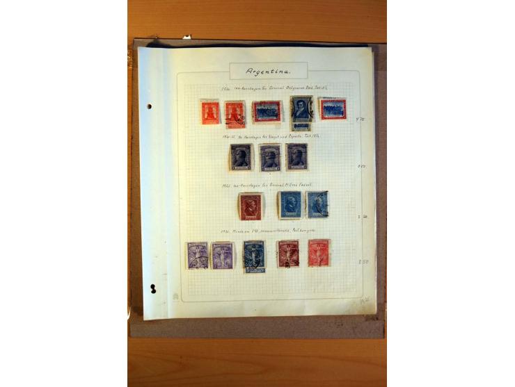 1858/1929, ungebrauchte und gestempelte Sammlung mit vielen besseren Werten, dabei Mi.-Nr. 1 auf Brief nach Rosario, 3 auf Br