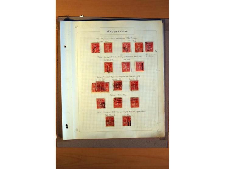 1858/1929, ungebrauchte und gestempelte Sammlung mit vielen besseren Werten, dabei Mi.-Nr. 1 auf Brief nach Rosario, 3 auf Br