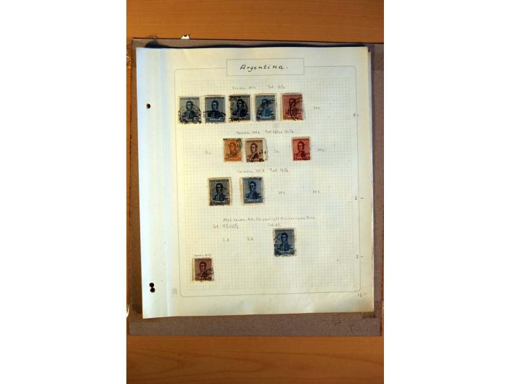 1858/1929, ungebrauchte und gestempelte Sammlung mit vielen besseren Werten, dabei Mi.-Nr. 1 auf Brief nach Rosario, 3 auf Br