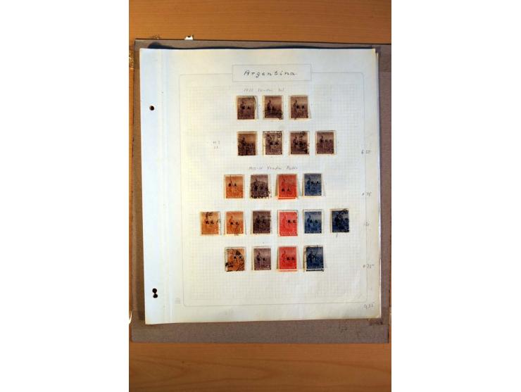 1858/1929, ungebrauchte und gestempelte Sammlung mit vielen besseren Werten, dabei Mi.-Nr. 1 auf Brief nach Rosario, 3 auf Br