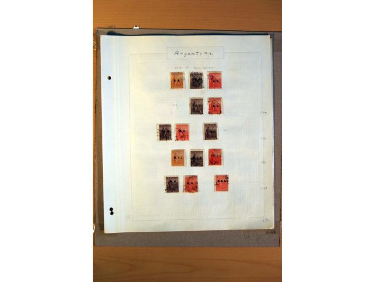 1858/1929, ungebrauchte und gestempelte Sammlung mit vielen besseren Werten, dabei Mi.-Nr. 1 auf Brief nach Rosario, 3 auf Br