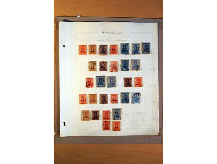 1858/1929, ungebrauchte und gestempelte Sammlung mit vielen besseren Werten, dabei Mi.-Nr. 1 auf Brief nach Rosario, 3 auf Br