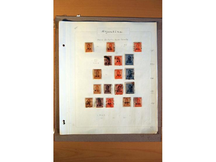 1858/1929, ungebrauchte und gestempelte Sammlung mit vielen besseren Werten, dabei Mi.-Nr. 1 auf Brief nach Rosario, 3 auf Br