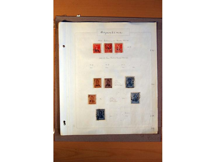 1858/1929, ungebrauchte und gestempelte Sammlung mit vielen besseren Werten, dabei Mi.-Nr. 1 auf Brief nach Rosario, 3 auf Br
