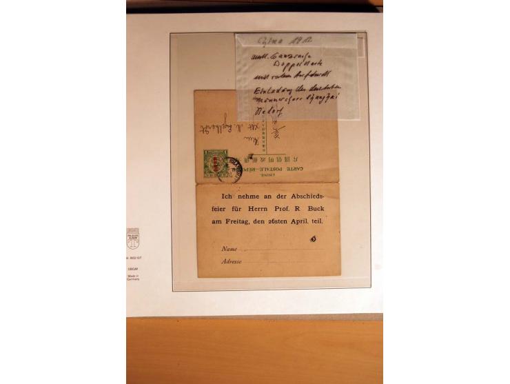 1889/1990 (ca.), ungebrauchte, postfrische und gestempelte Zusammenstellung mit Hauptwert bei der Volksrepublik (Mi. nach Ang