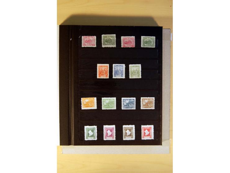 1949/70, vorwiegend gestempelte Sammlung mit besseren, dabei Mi.-Nr. 736-38 und 741-43B im Paar gestempelt, Block 7 postfrisc