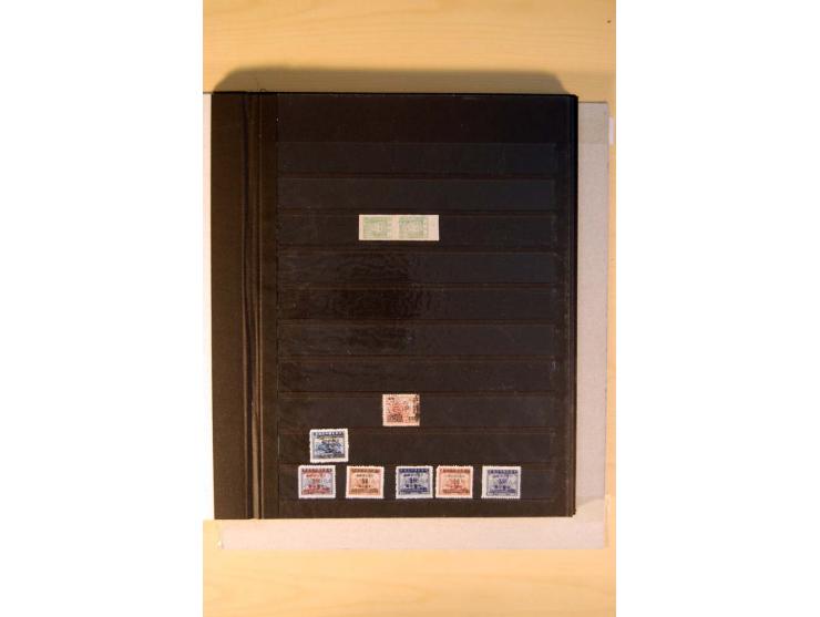 1949/70, vorwiegend gestempelte Sammlung mit besseren, dabei Mi.-Nr. 736-38 und 741-43B im Paar gestempelt, Block 7 postfrisc