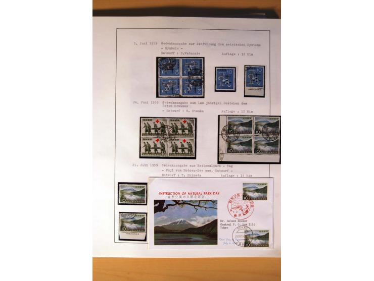1945/85 (ca.), postfrische, ungebrauchte und gestempelte reichhaltige Sammlung, mit u.a. Bl.11, Mi.-Nr. A28, 32,38,41,51 etc.